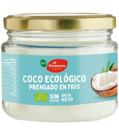 Aceite de Coco Bio 200ml El Granero Integral