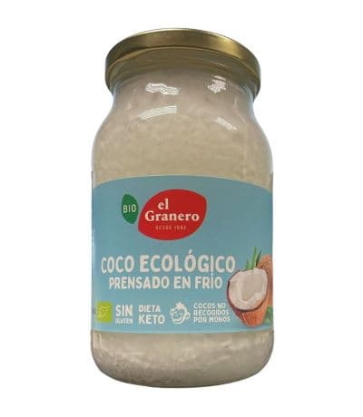 Coco Ecologico Prensado en Frio 400ml El Granero Integral