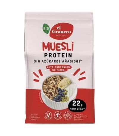Muesli Protein Bio 375g El Granero Integral