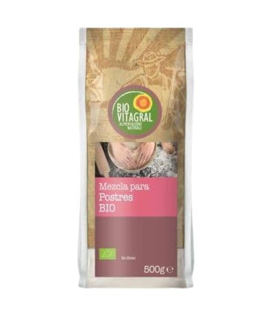 Mezcla para Postres Bio SinGluten Vegan 500g Biovitagral