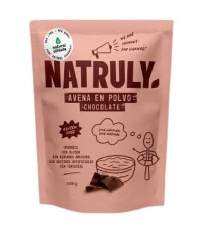 Avena en Polvo Chocolate SinGluten Eco Vegan 500g Natruly