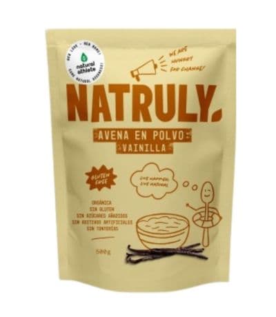 Avena en Polvo Vainilla SinGluten Vegan 500g Natruly