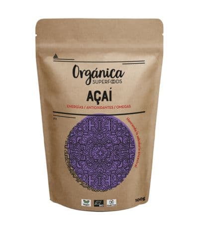 Acai de Brasil SinGluten Bio Vegan 100g Organica Superfoods