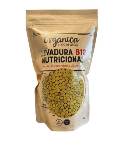 Levadura Nutricional B12 Vegan 125g Organica Superfoods