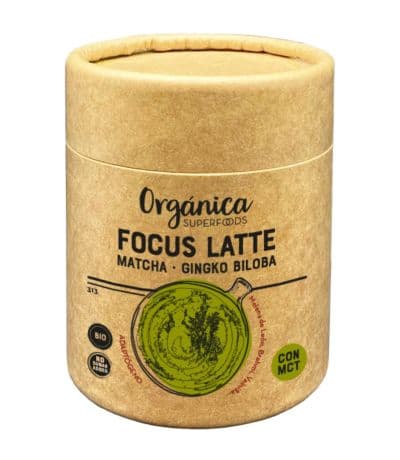 Focus Latte Matcha Gingko Biloba Bio 100g Organica Superfoods