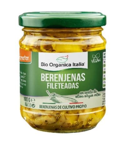 Berenjenas en Aceite Vegan Bio 190g Bio Organica Italia