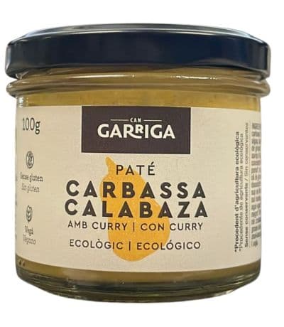 Pate de Calabaza con Curry SinGluten Eco Vegan 100g Can Garriga
