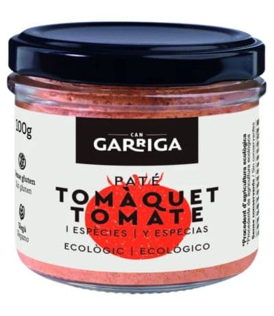 Pate de Tomate y Especias SinGluten Eco Vegan 100g Can Garriga