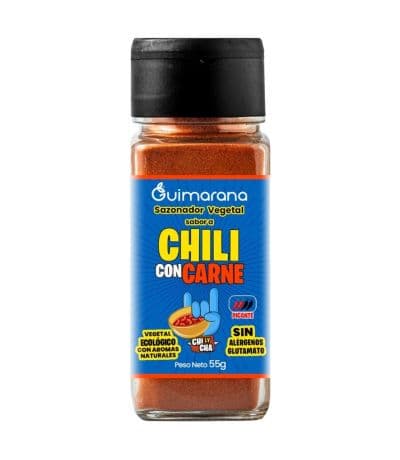 Sazonador Vegetal sabor Chili Carne Vegan 55g Guimarana