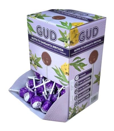 Caramelos Palo Balsamicos 100uds Gud