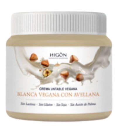 Crema Blanca Avellanas Vegan Eco 230g Chocolates Higon