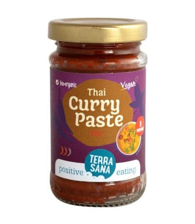 Pasta Curry Thai Rojo Vegan Eco 120g Terrasana
