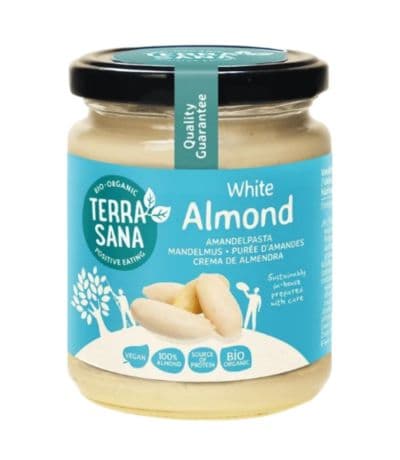 Crema blanca de almendra Bio Vegan 250g Terrasana