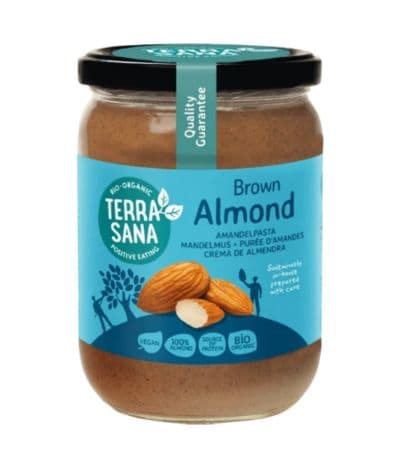 Crema Integral de Almendra Bio Vegan 500g Terrasana