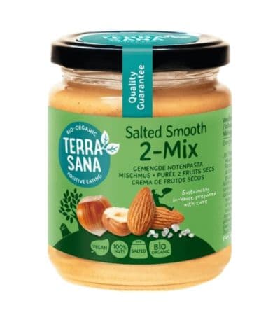 2Mix Crema de Frutos Secos con Sal del Himalaya Bio Vegan 250g Terrasana
