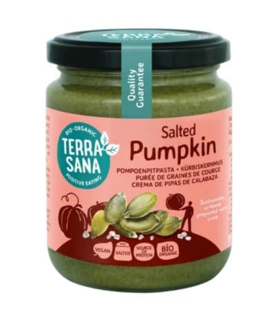 Crema de Pipas de Calabaza Con Sal del Himalaya Bio Vegan 250g Terrasana