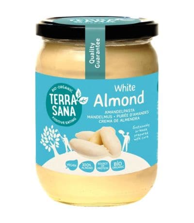 Crema blanca de almendra Bio Vegan 500g Terrasana