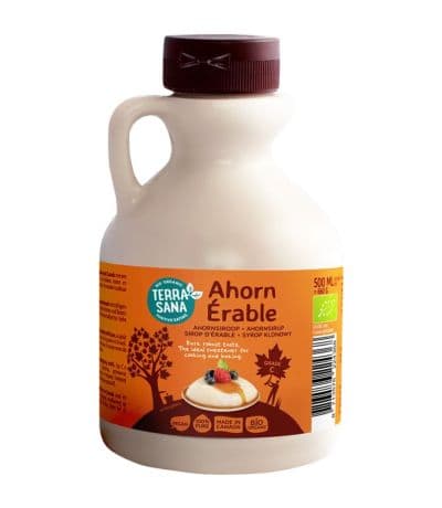Sirope de Arce puro Grado C jarra Bio Nature vegana 500ml Terrasana
