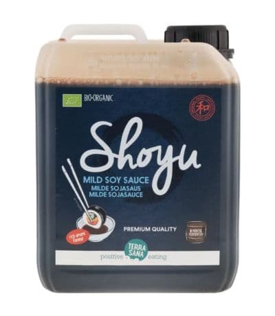 Salsa de Soja Shoyu mild Bio Vegan 2.5L Terrasana