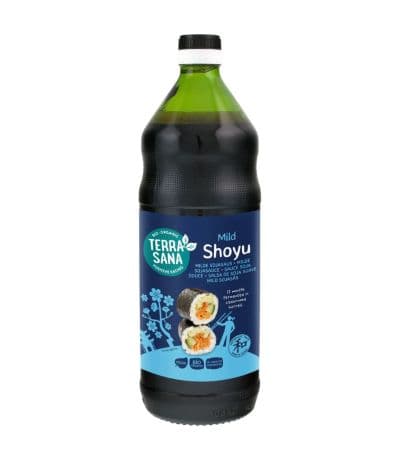 Salsa de Soja Shoyu mild Bio Vegan 1L Terrasana