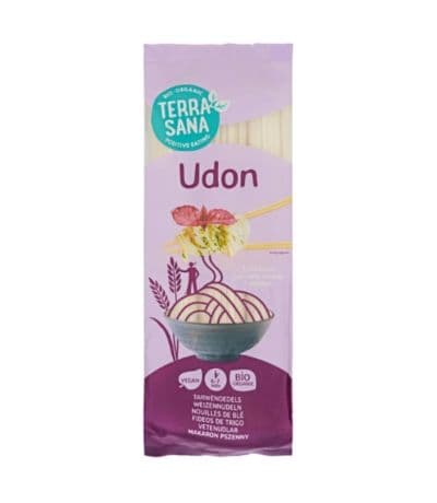 Fideos de Trigo Arroz Udon Genmai Vegan Bio 250g Terrasana