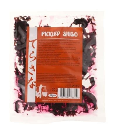 Hojas de Shiso en Encurtido Vegan 50g Terrasana