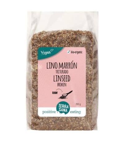 Lino Marron Triturado Bio Vegan 200g Terrasana