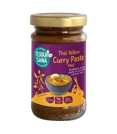 Pasta Curry Amarillo Tailandes Bio 120g Terrasana