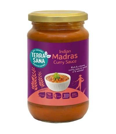 Salsa Curry Madras Eco 350g Terrasana