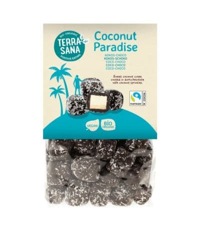 Cubitos Coco Choco Coconut Paradise Eco Vegan 150gr Terrasana