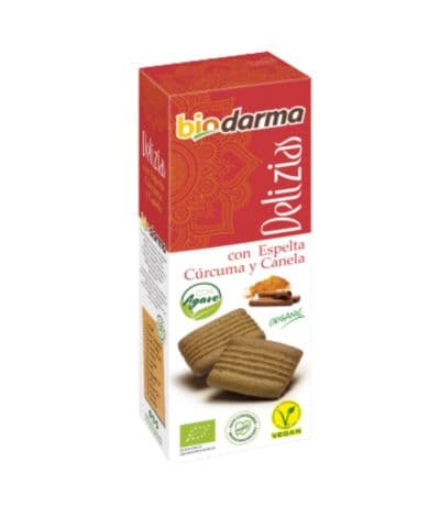 Galletas Delizias Curcuma Canela Agave 135g Bio-Darma