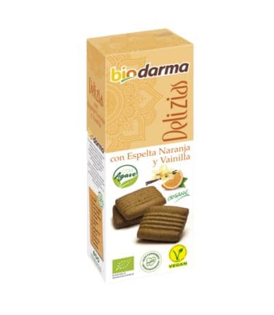 Galletas Delizias Naranja Vainilla Eco 135g Bio-Darma