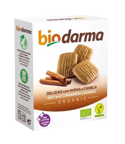 Galletas Delizias Avena con Canela Eco 45g Bio-Darma