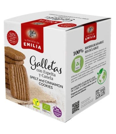 Galletas Delizias con Espelta y Canela Eco 125g Bio-Darma