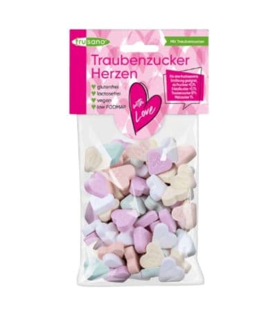 Corazones de Dextrosa Bio 86g Frusano