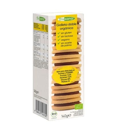 Galleta Doble SinGluten Bio 140g Frusano