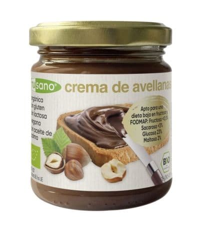 Crema de Cacao con Avellanas Vegan Bio 200g Frusano