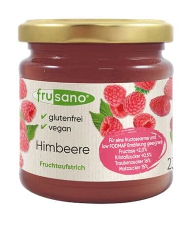 Mermelada de Frambuesas SinGluten 235g Frusano