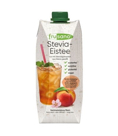 Te Frio con Stevia Sabor Melocoton SinGluten 0.5l Frusano