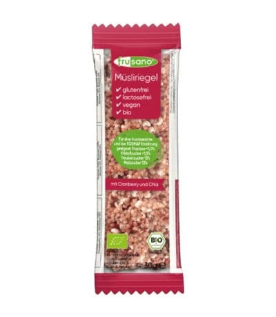 Barritas Cereales Arandanos Chia 12x30g Frusano