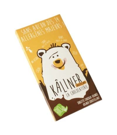 Chocolate Relleno Crunchy SinGluten Vegan 100g Kaliner