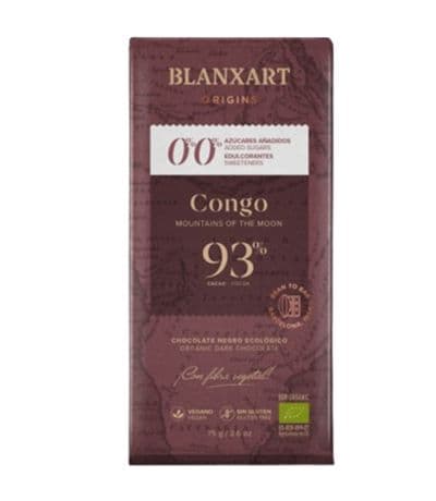Choco negro 93 Cacao Congo Vegan 75g Blanxart