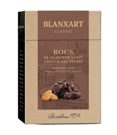 Rocas de Almendra con choco negro Vegan 100g Blanxart