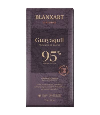 Chocolate Negro 95% Guayaquil Vegan 75g Blanxart