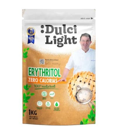 Eritritol Zero SinGluten Vegan 1kg Dulci Light